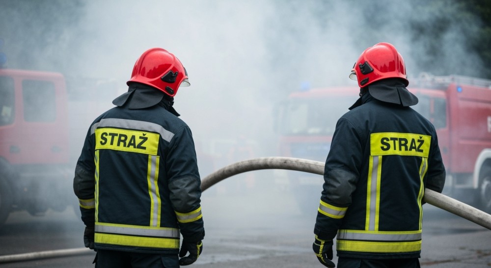 Strażacy w hołdzie tragicznie zmarłym kolegom: syreny, kwiaty i pamięć na zawsze