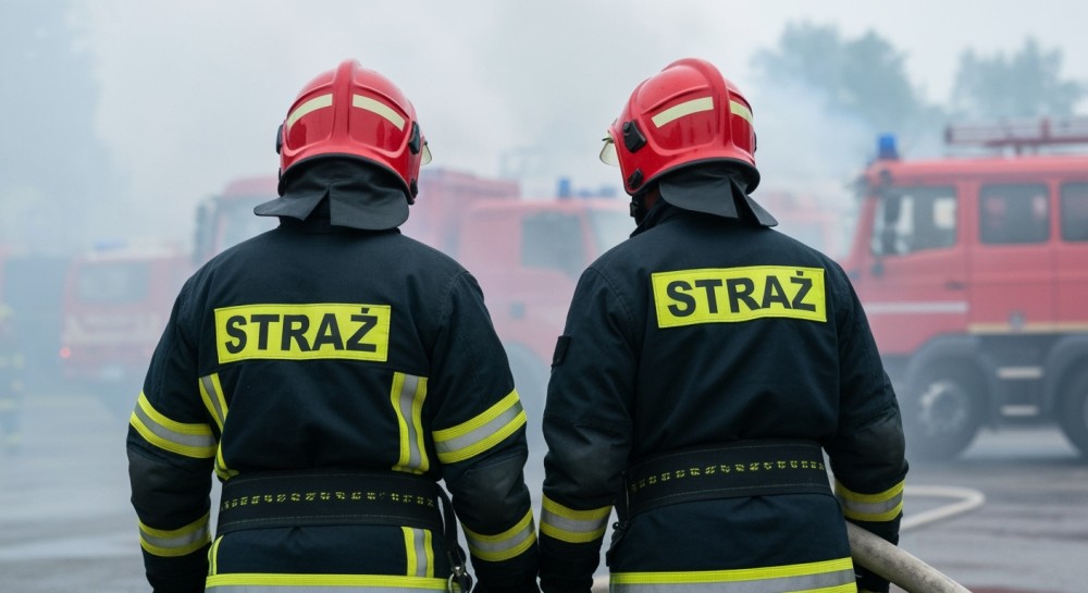 Potężny pożar w Błażejewie: 16 zastępów straży w akcji!